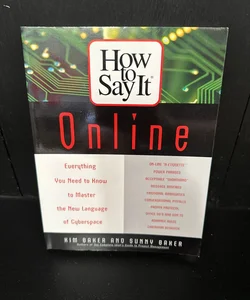 How to Say It Online