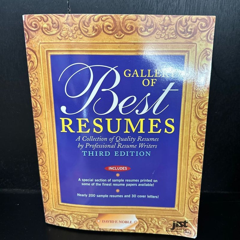 Gallery of Best Resumes