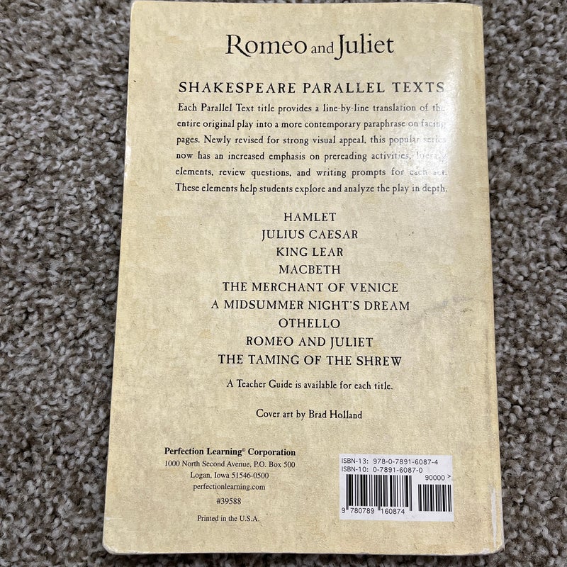 Romeo and Juliet Parallel Text-3rd Edition