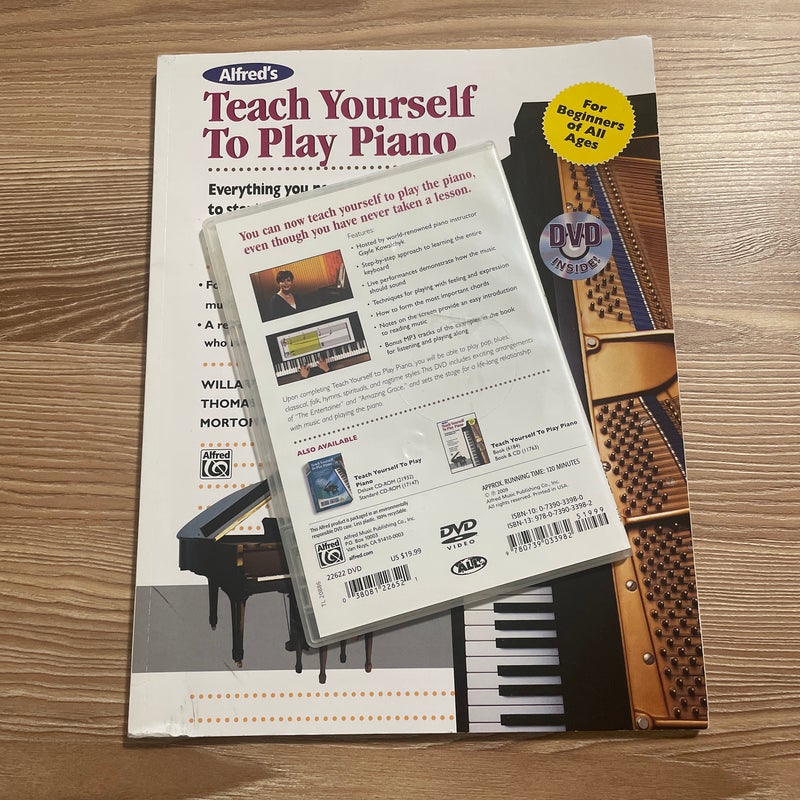 Alfred's Teach Yourself to Play Piano with DVD