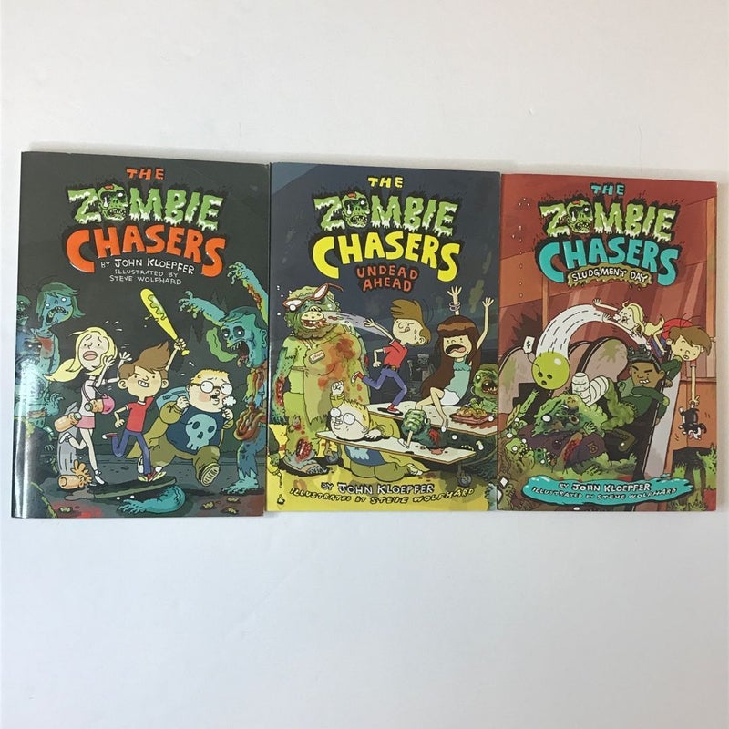 The Zombie Chasers Books 1, 2 and 3 Set Lot of 3, 1-3