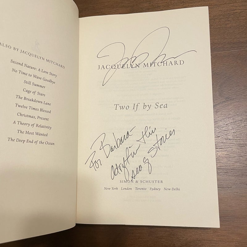 Two If by Sea (Signed 1st Edition)