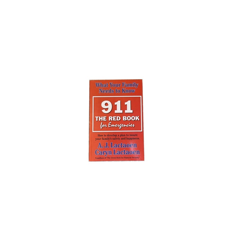 911 - the Red Book for Emergencies (Shipping Included)