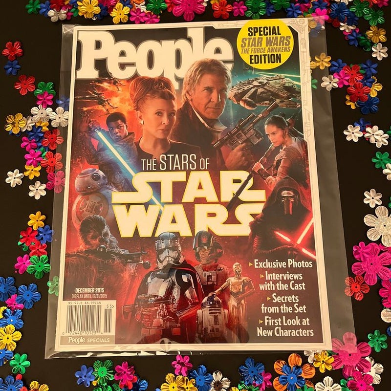 The Stars of Star Wars Magazine (comes with protective sleeve)