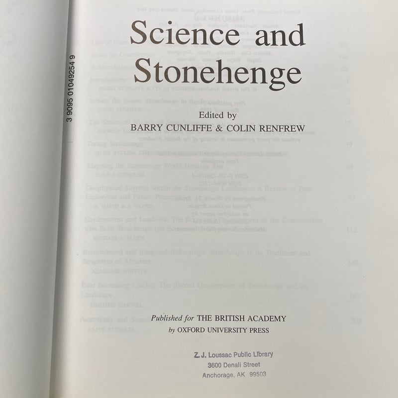 Science and Stonehenge