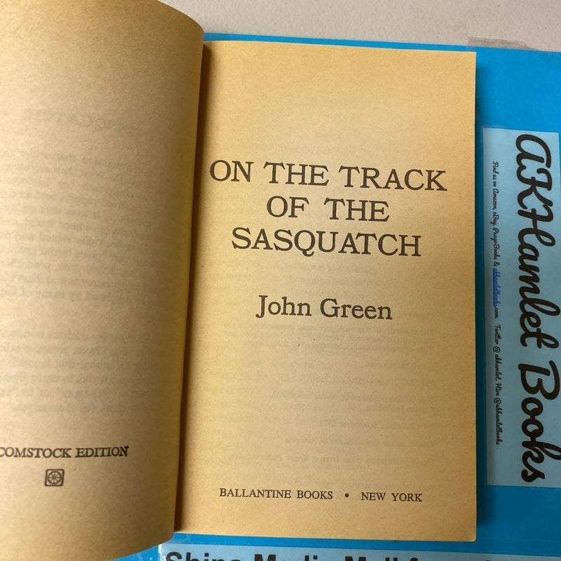 On the Track of the Sasquatch