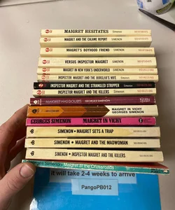Maigret 15 book lot
