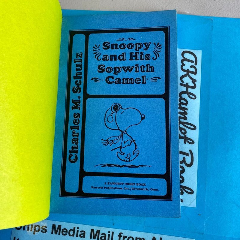 Snoopy and his Sopwith Camel