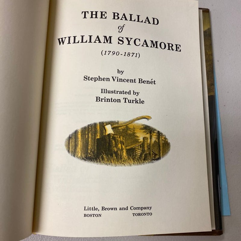 The Ballad of William Sycamore 