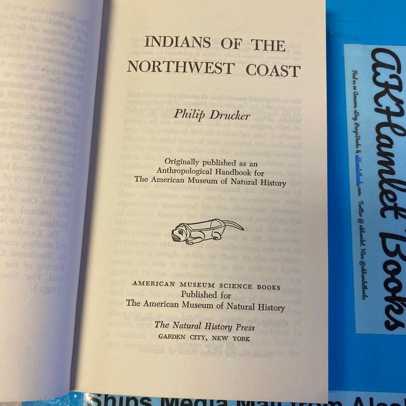 Indians of the Northwest Coast