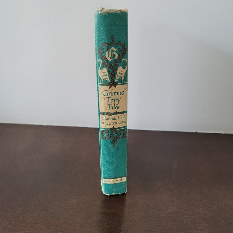VTG Grimms Fairy Tales illustrated 1965