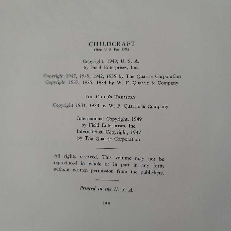 Vtg 1949 Childcraft vol 13 Art and Music
