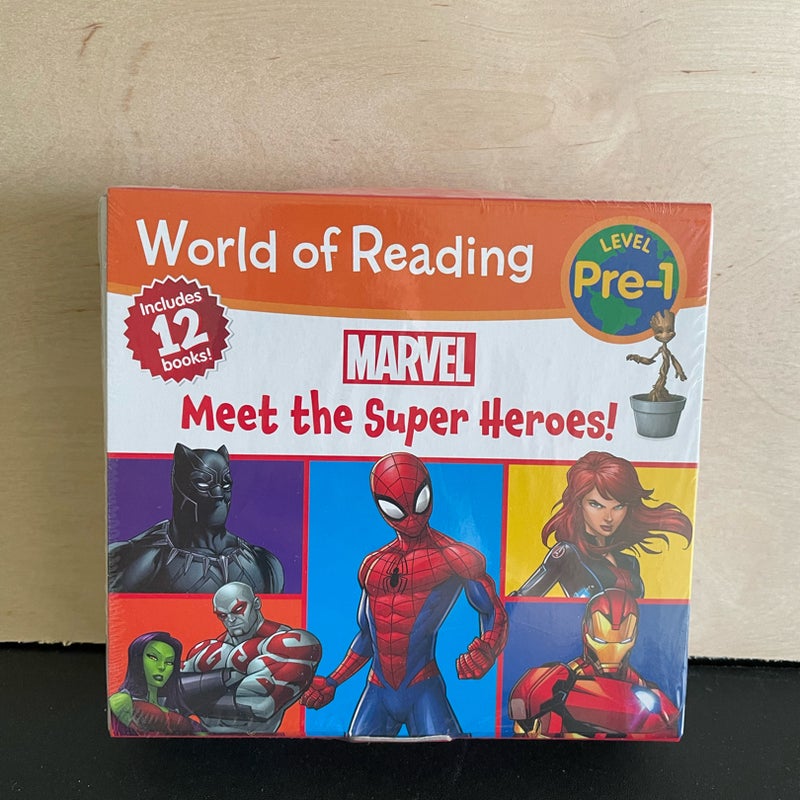 World of Reading Marvel Meet the Super Heroes! (Pre-Level 1 Boxed Set)