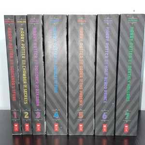 Harry Potter Paperback Full Book Set Volumes 1-7