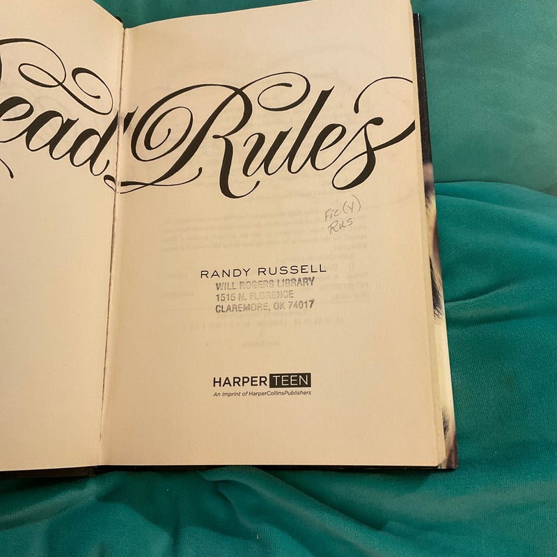 Dead Rules by Randy Russell, Hardcover | Pangobooks