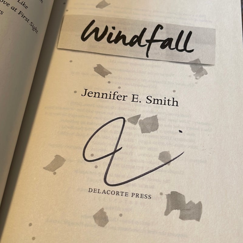 Windfall  (signed)