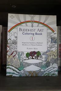 Buddhist Art Coloring Book 1