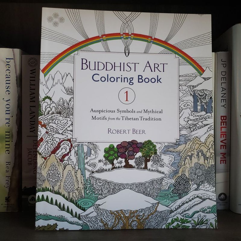 Buddhist Art Coloring Book 1