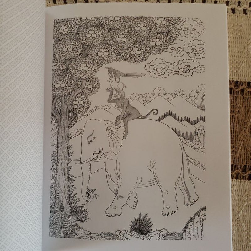 Buddhist Art Coloring Book 1