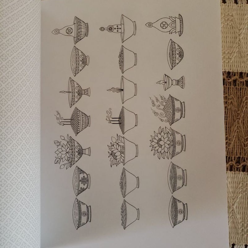 Buddhist Art Coloring Book 1