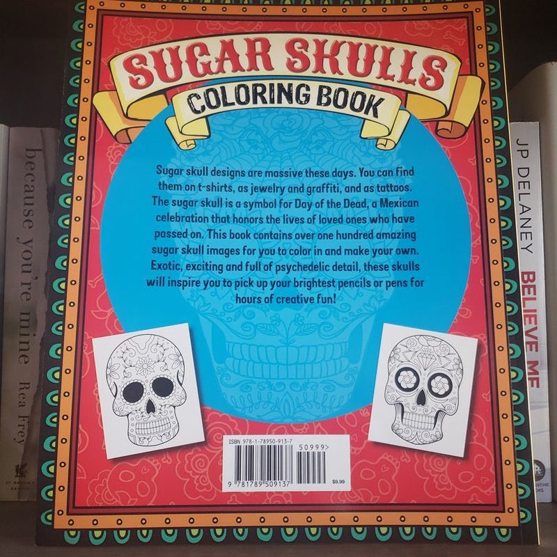 Sugar Skulls Coloring Book