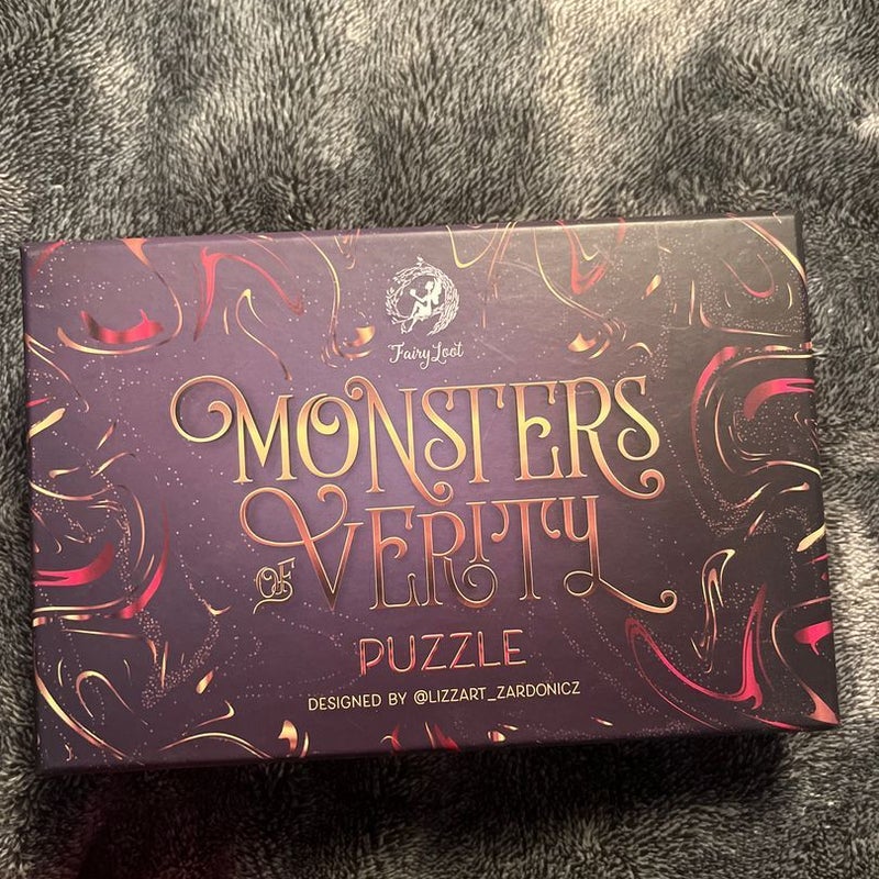 Fairyloot puzzle - Monsters & Verity