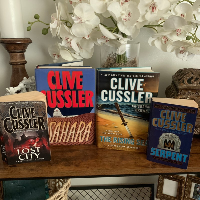 Clive Cussler 4 Book Bundle (BOGO FREE)