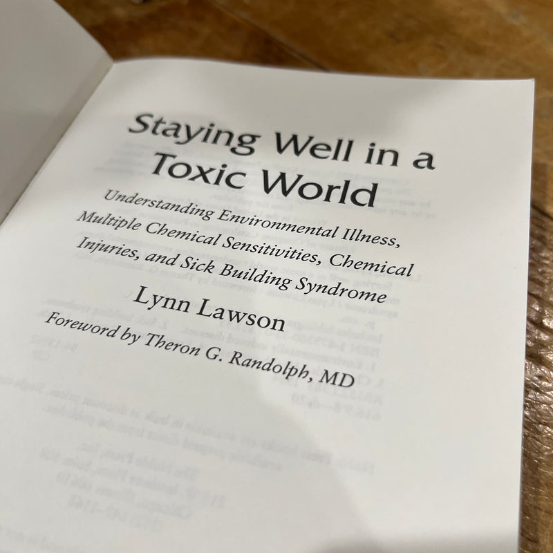 Staying Well in a Toxic World (Signed)