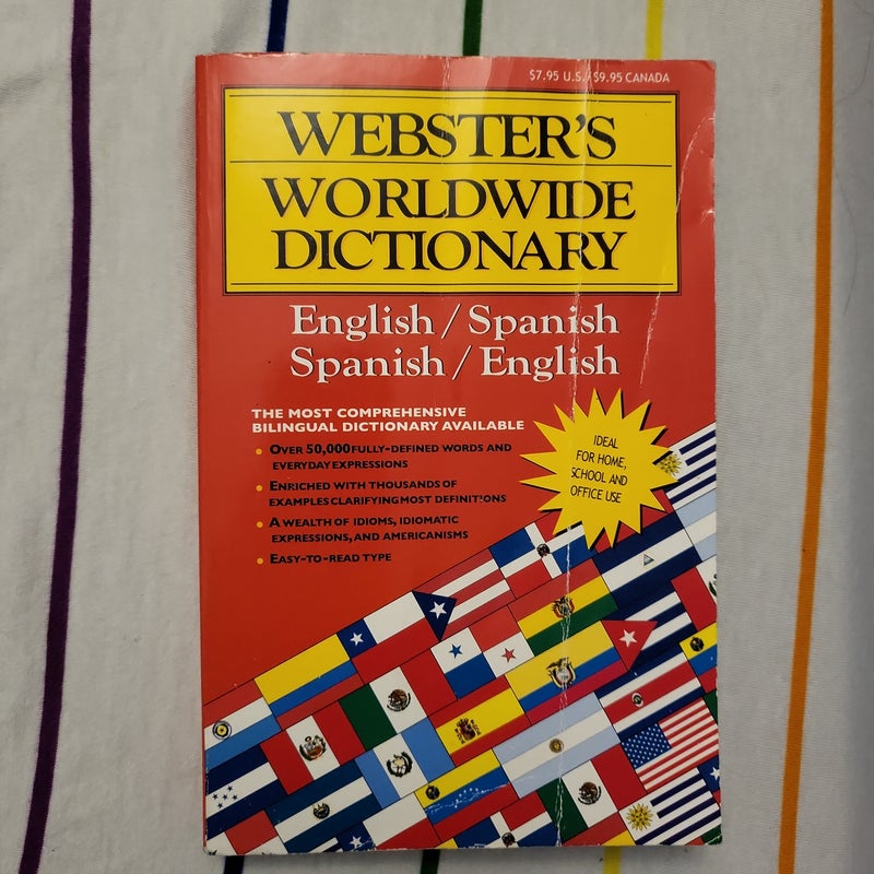 Webster's Worldwide Dictionary English/Spanish