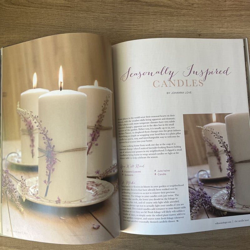 Willow and Sage Magazine:  The Candle Issue