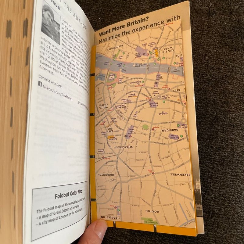 Rick Steves Great Britain (with map)
