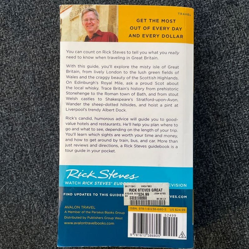 Rick Steves Great Britain (with map)