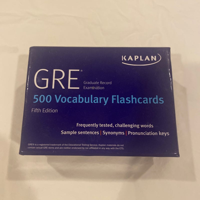 GRE Vocabulary Flashcards Only
