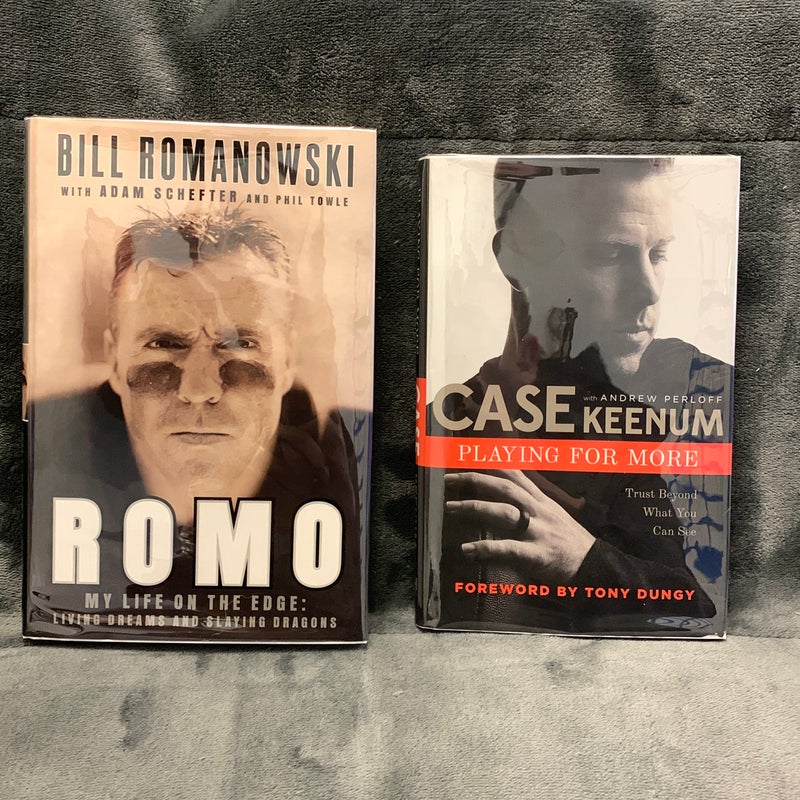 SIGNED - NFL Bundle: Case Keenum & Bill Romanowski