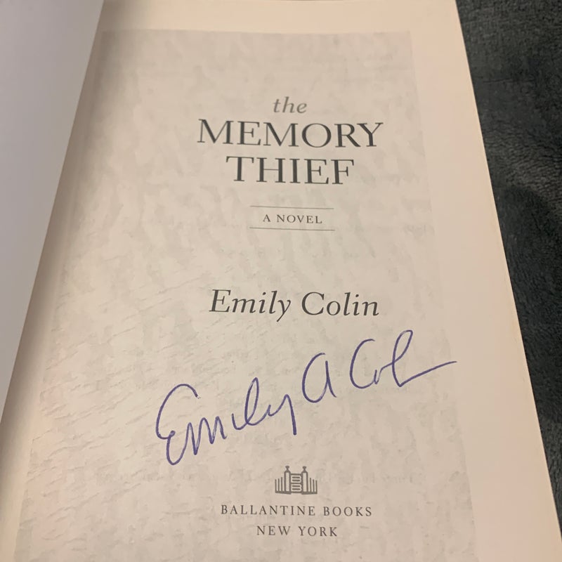 SIGNED - The Memory Thief