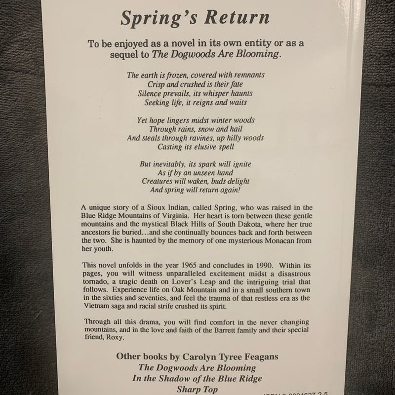 SIGNED - There Is A Season & Spring’s Return