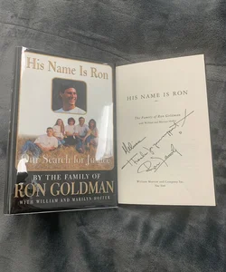 SIGNED - His Name Is Ron