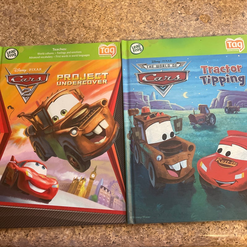 Leapfrog Leap Reader Tag books Disney Cars