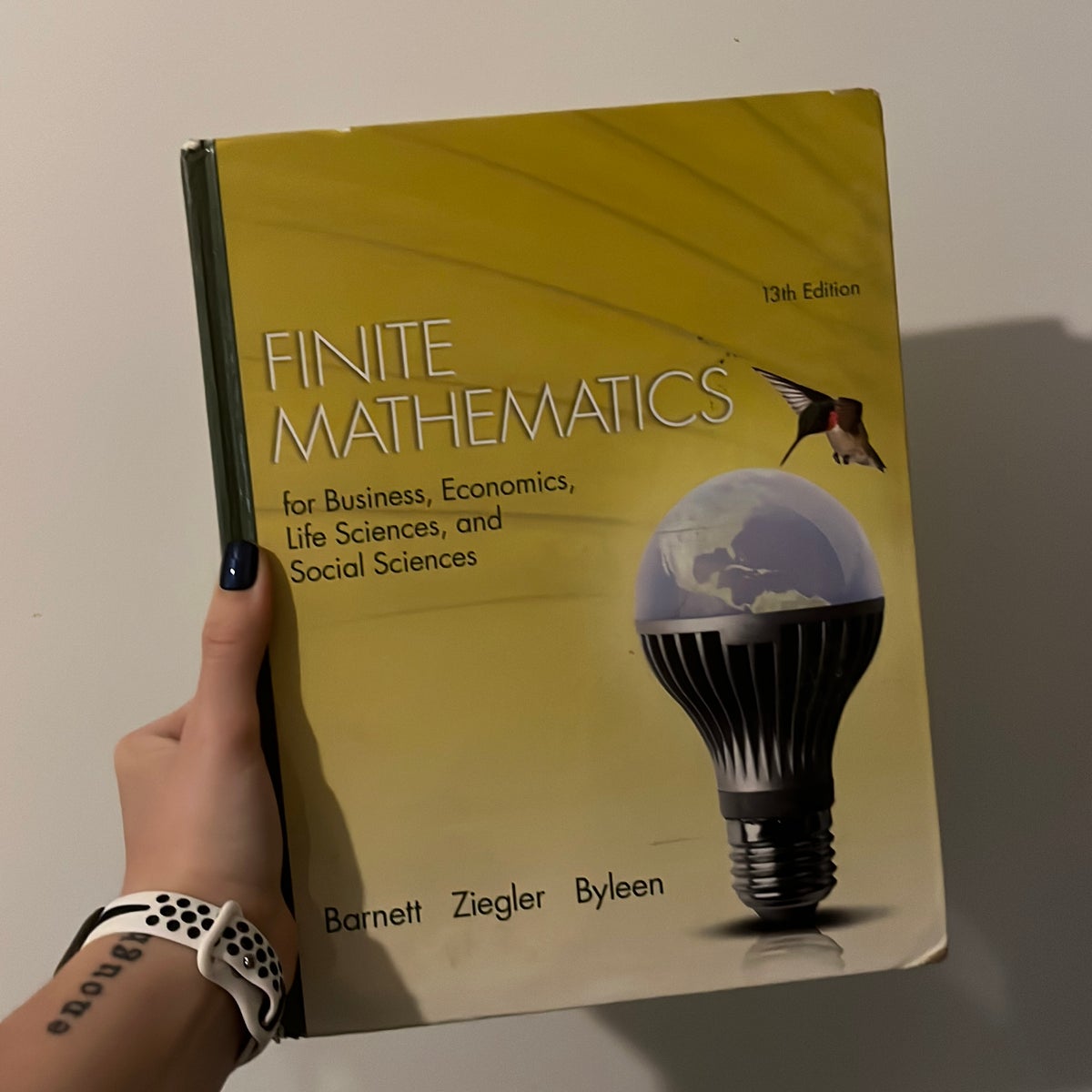 Finite Mathematics Textbook good 13th Edition