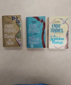 3 Cathy Maxwell Marriage series Historical Regency Romance