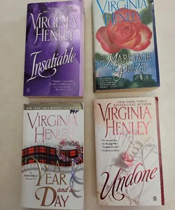 4 Virginia Henley Book Regency Romance Bundle