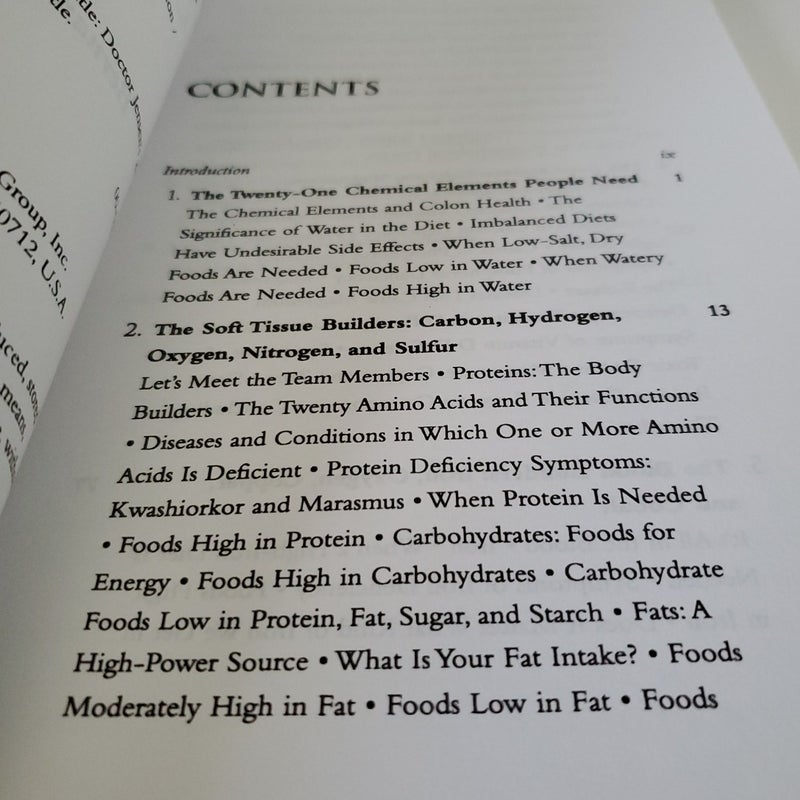 Dr. Jensen's Guide to Body Chemistry & Nutrition