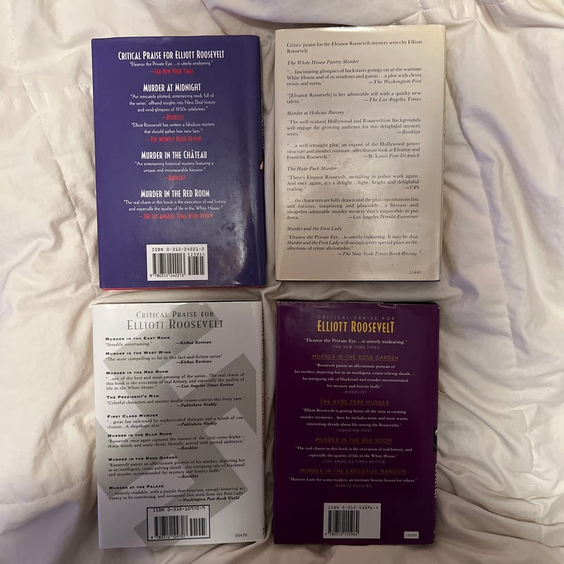 Murder in Georgetown, Murder at the Palace, A Royal Murder, and Murder at Midnight Book Bundle