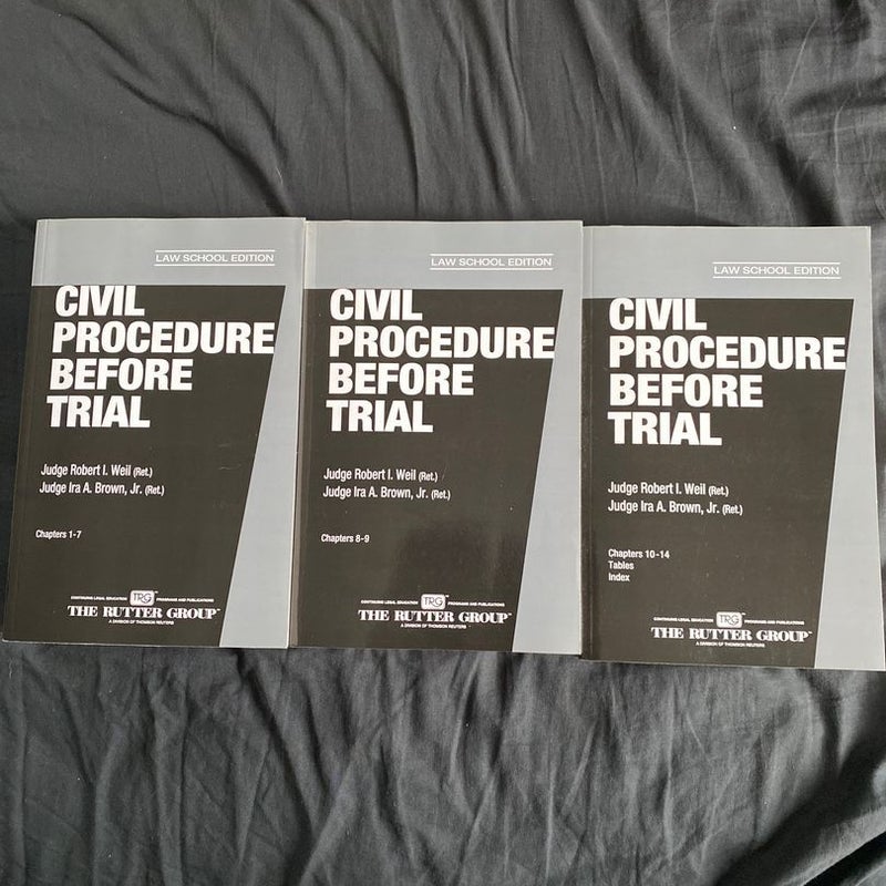 Civil Procedure Before Trial