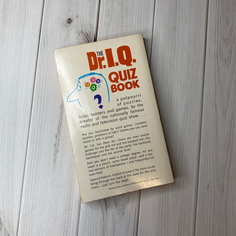 The Dr. IQ Quize Book (1971)