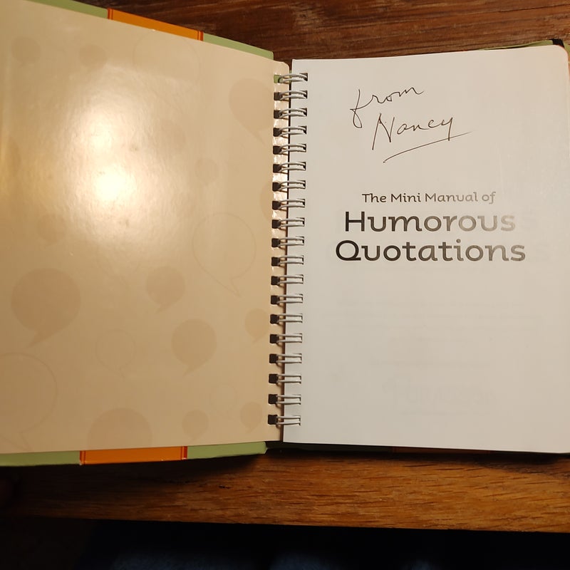 The Mini Manual of Humorous Quotations
