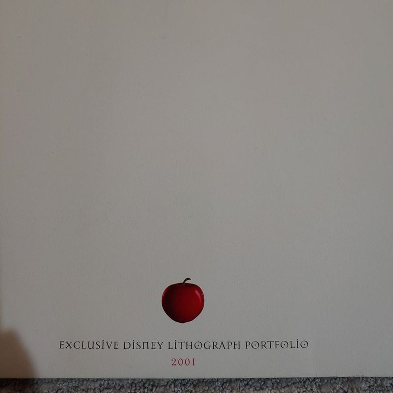 Snow White Exclusive Disney Lithograph Portfolio 2001