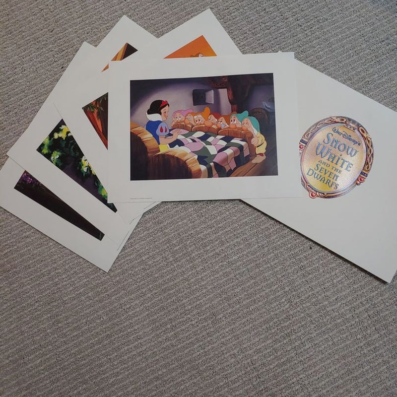 Snow White Exclusive Disney Lithograph Portfolio 2001