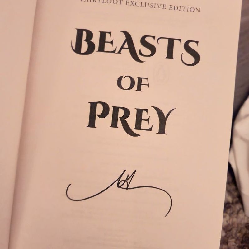 Signed Beasts Of Prey 