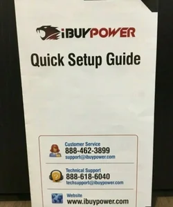 IBUYPOWER Quick Setup Guide Computer Manual